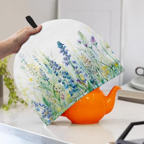 Insulated Floral Teapot Cover, Decorative Tea Cozy for Kitchen Warmth