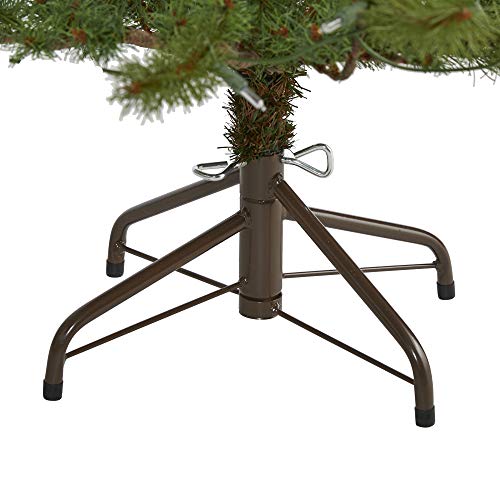 Nearly Natural 4ft Pre-Lit Artificial Christmas Tree with 100 Lights