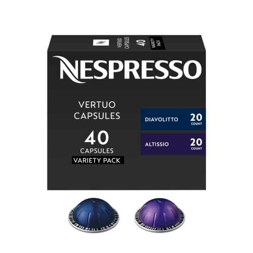 Bold Espresso Coffee Pods Variety Pack 40-Count Medium and Dark Roast