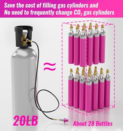 CO2 Soda Maker Adapter Hose 60-Inch with CGA320 Connector