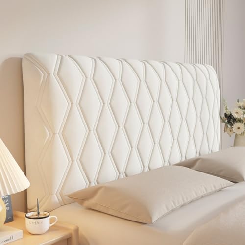 Dustproof Velvet Headboard Cover - Quilted Padded Protector