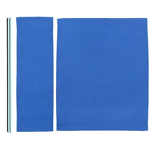 Director Chair Canvas Replacement Set with Sticks, Blue, 20.86-Inch