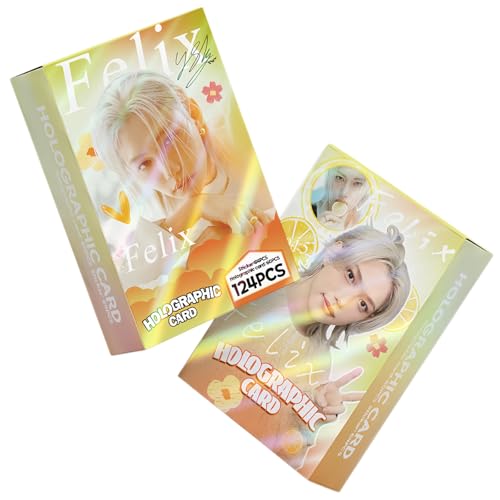 Stray Kids Photocard Set 124 Piece Collection with Stickers