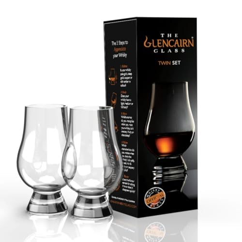 Whisky Tasting Glass Set - Lead-Free Crystal Nosing Glasses, Set of 2