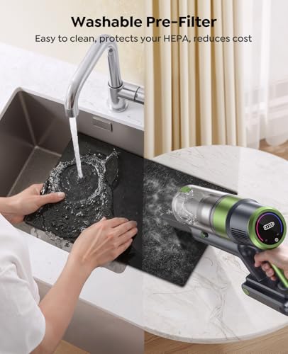 Smart HEPA Air Purifier for Large Rooms with Washable Filters