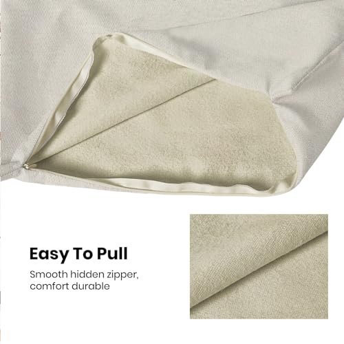 BETGINY 20x20 Inch Christmas Pillow Covers Set of 2 White Black Winter Tree Decor Linen Cushion Cases for Couch Bed Sofa Outdoor
