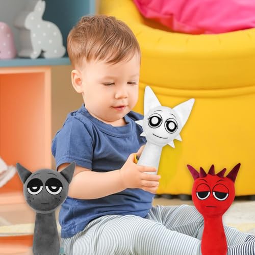 6 Pcs Horror-Themed Plush Toys, Soft Game Fan Gift for Adults & Kids