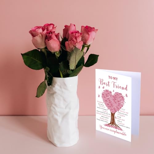 To My Best Friend Card - Friendship Card for Women | Graduation, Birthday, Valentines Gifts