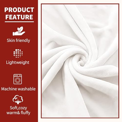 60x80 Highland Cow Blanket - Cozy Soft Flannel Throw for Couch & Bed, Gift for Women & Kids