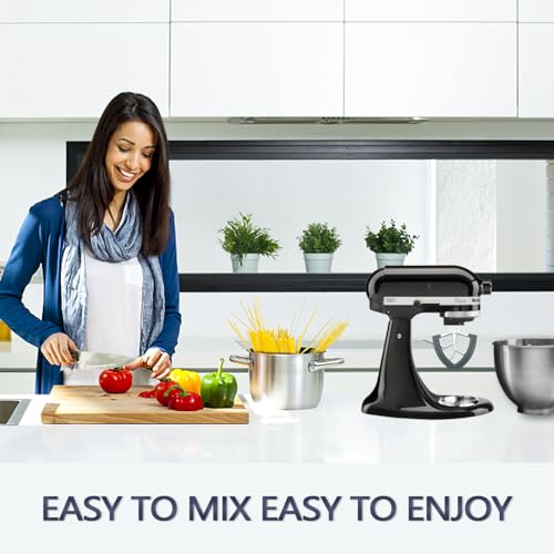 Flex Edge Beater for 4.5/5 QT Tilt-Head Stand Mixers with Silicone Scraper