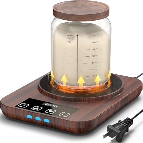 Sourdough Starter Warmer Mat with 24H Timer and 1°F Thermostat Control