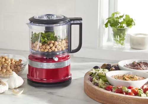 3.5 Cup Compact Electric Food Chopper with 2 Speeds & Drizzle Basin
