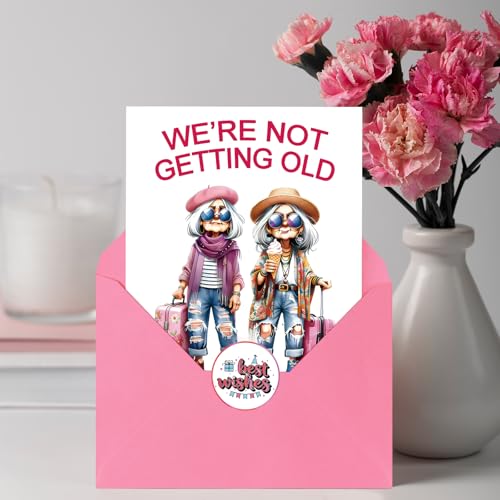 Funny Birthday Card for Best Friend Women Sister Coworker