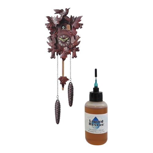 Liquid Rescue Synthetic Clock Oil - Lubricant for Grandfather & Wall Clocks
