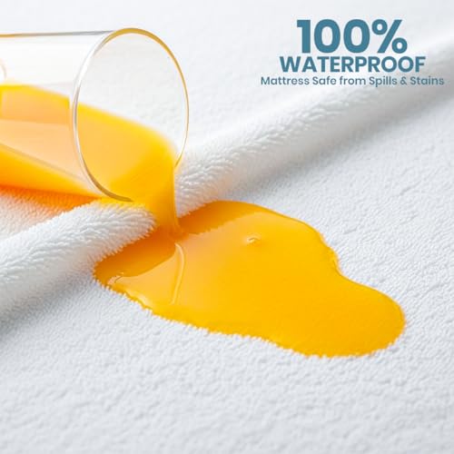 Utopia Bedding Waterproof Twin Mattress Protector - Breathable Fitted Cover