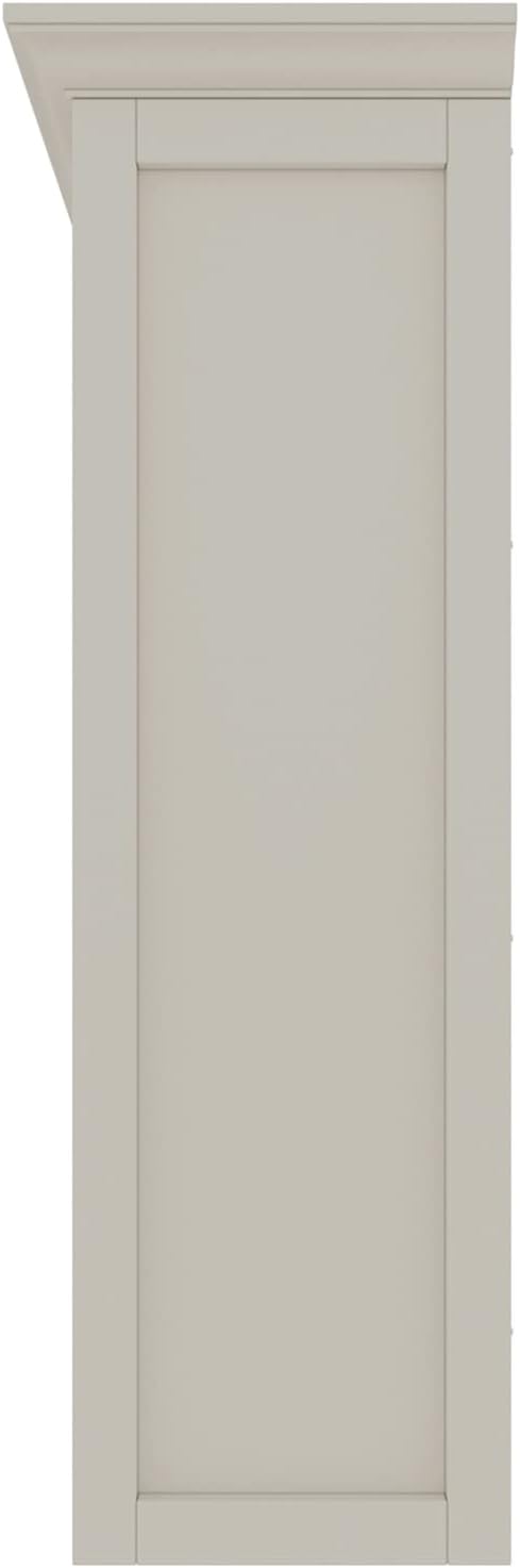 OSCHF Wooden Cube Bookcase - Modern 3-Tier Open Shelf Cabinet for Home & Office, Warm White