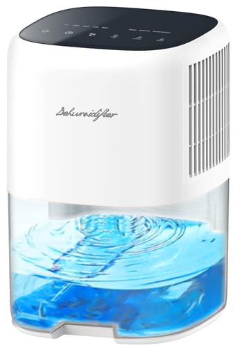 Small Dehumidifier for Home 44OZ Quiet Portable with Auto Shut-Off