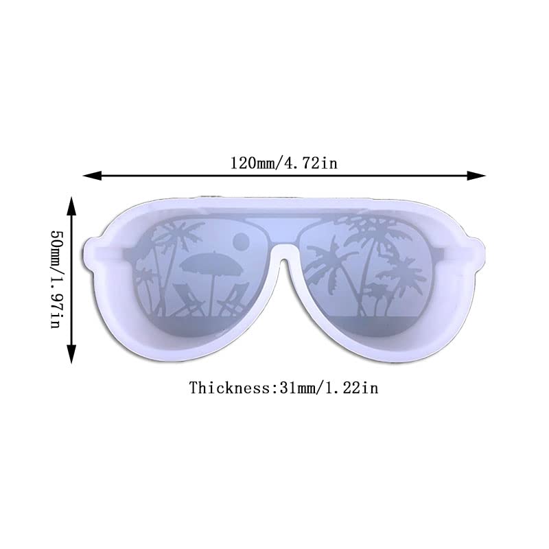 Beach Coconut Sunglasses Car Freshie Silicone Mold – Duawenki, Variation Sunglasses