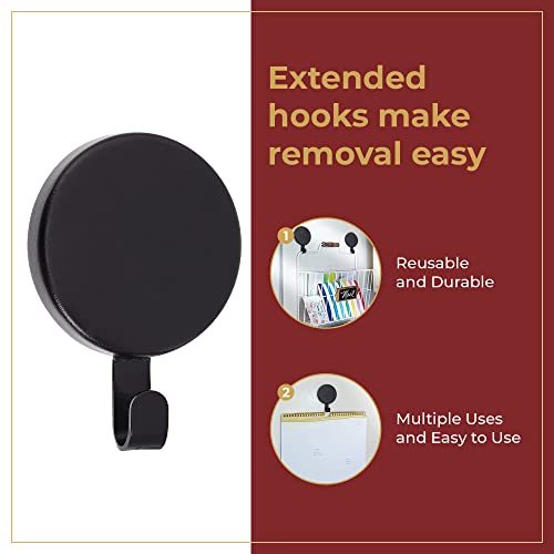 Heavy Duty Magnetic Wreath Hanger for Metal Doors - Holds Up to 10 lbs