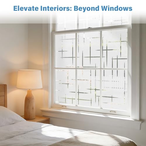 Frosted Window Privacy Film - 17.5" x 78.7" Static Cling