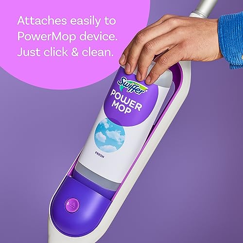 Swiffer PowerMop Floor Cleaner Solution Refill, Fresh Scent, 25.3 Fl Oz, 2 Count
