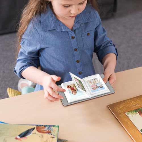 Mini Photo Album for 2x3 Inch Films, 52-Pocket Portable Photocard Holder