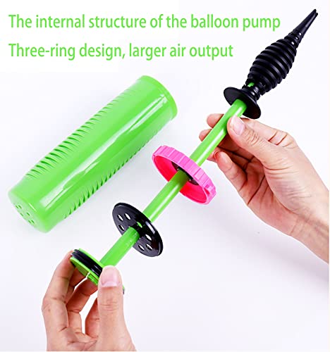 Dual Action Handheld Balloon Pump - Two-Way Air Inflator for Latex & Foil Balloons