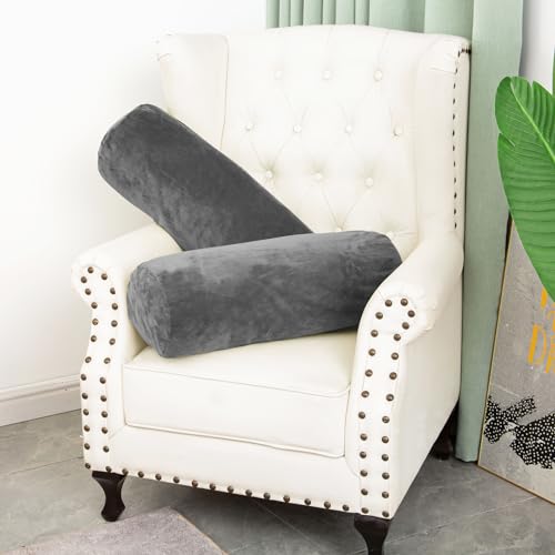 Memory Foam Body Pillow Set of 2 - 24x7.87 Inch Bolster Pillows
