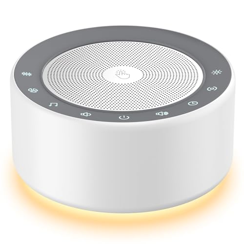 White Noise Sound Machine with 8-Color Night Light & 30 Soothing Sounds