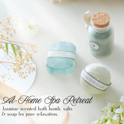 Boss Gifts for Women - Self Care Gift Basket with Blanket Tumbler Socks & Spa
