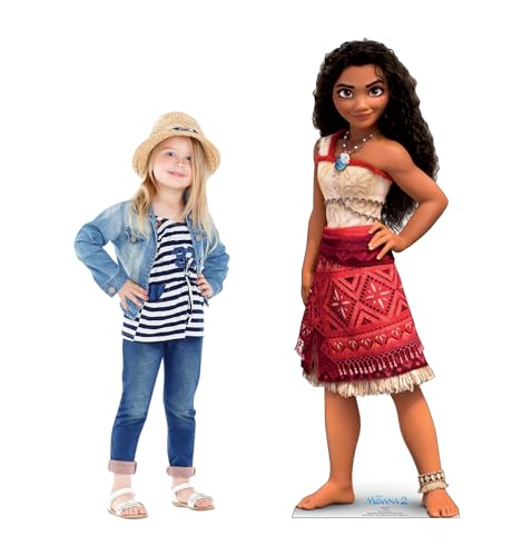 Moana Life-Size Cardboard Cutout Standee - 60-inch Party Decoration
