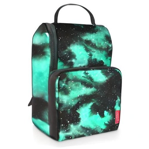 THERMOS Tween Non- Licensed Dual Lunch Kit, Galaxy Green