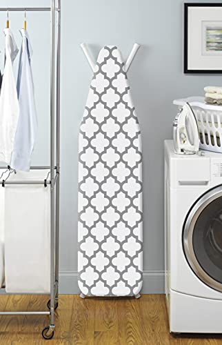 Whitmor Deluxe Ironing Board Cover with 6mm Fiber Pad for 15 x 54 Inch Boards