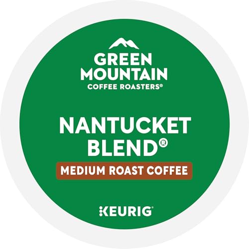 Green Mountain Coffee Roasters Nantucket Blend, Keurig Single Serve K-Cup Pods, Medium Roast Coffee, 60 Count, (6 Packs of 10)