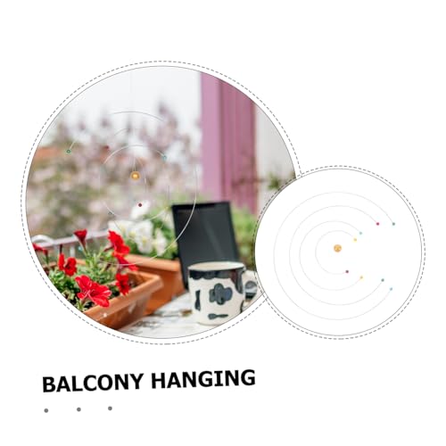 Atom Hanging Mobile Science Model Modern Decorative Space Ornament