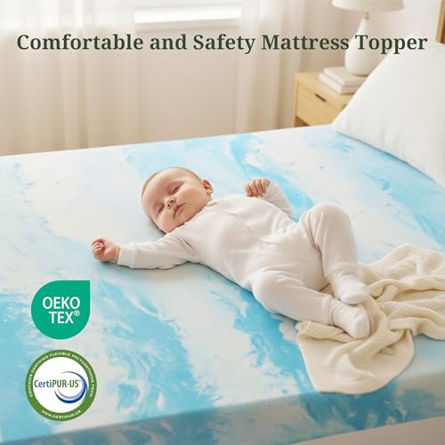 SageNest 3-Inch Ventilated Gel Memory Foam Mattress Topper - Full Size