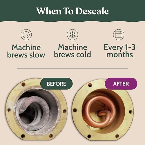 Universal Espresso Machine Descaling Solution - 2 Pack Limescale Cleaner