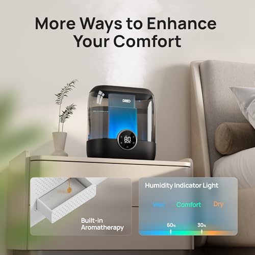 Smart Cool Mist Humidifier 6L for Large Rooms and Bedroom
