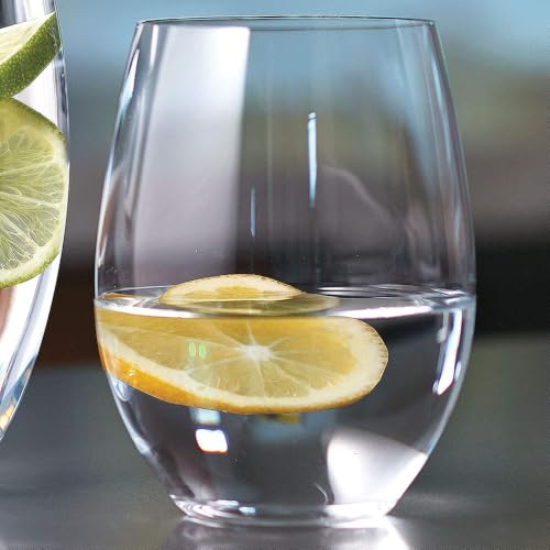 Stemless Wine Tumbler Set for Cabernet and Merlot, 21 oz - Set of 4