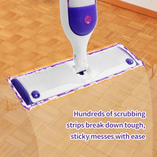 10-Pack Disposable Power Mop Refill Pads for Wet & Dry Floor Cleaning