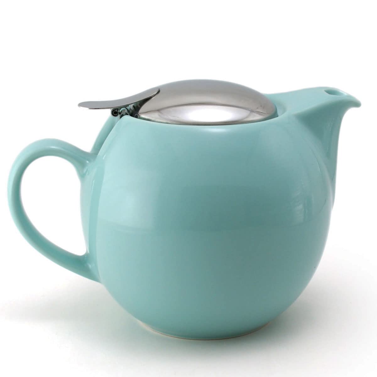 ZERO JAPAN Round Teapot 24 oz. (680 cc) with SLS Lid and Infuser Aqua Mist