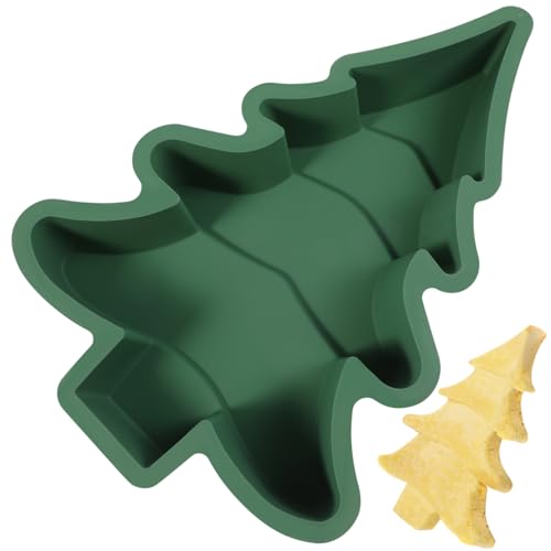 Operitacx Christmas Tree Cake Mold – Non-Stick Silicone Pan for Holiday Baking
