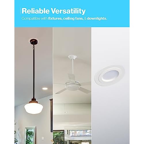 Sunco 12 Pack Goof Rings for 6 Inch Recessed Lights, Flush Mount White Can Light Trim Ring Cover, Outer Diameter 8.6 Inch, Inner Diameter 6.2 Inch, Paintable Surface, Matte Finish.