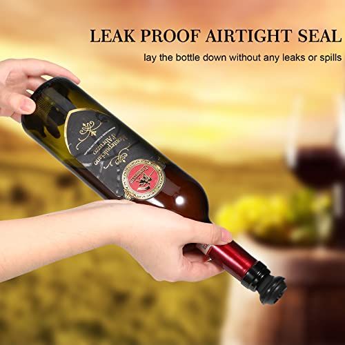 Reusable Silicone Vacuum Wine Stoppers - Airtight Bottle Savers (24 Pack)