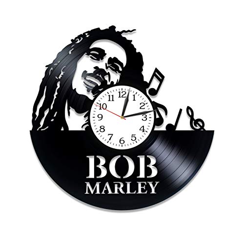 Music Legend Wall Clock - Retro LP Vinyl Style Wall Art Gift