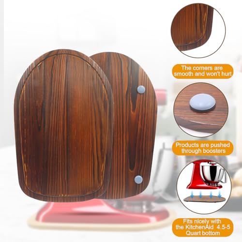 Bamboo Mixer Slider Tray for 4.5-5 Quart Tilt-Head Stand Mixers