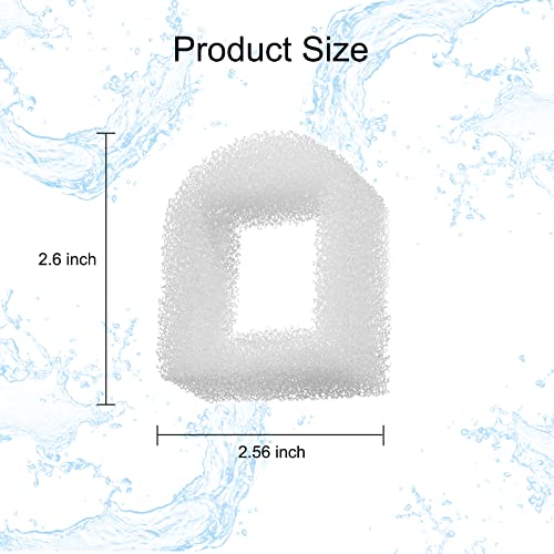 Pet Water Fountain Replacement Filters - 16 Pack (8 Carbon, 8 Foam)