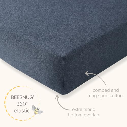 Burt's Bees Baby Organic Cotton Fitted Crib Sheet - Soft Nursery Bedding