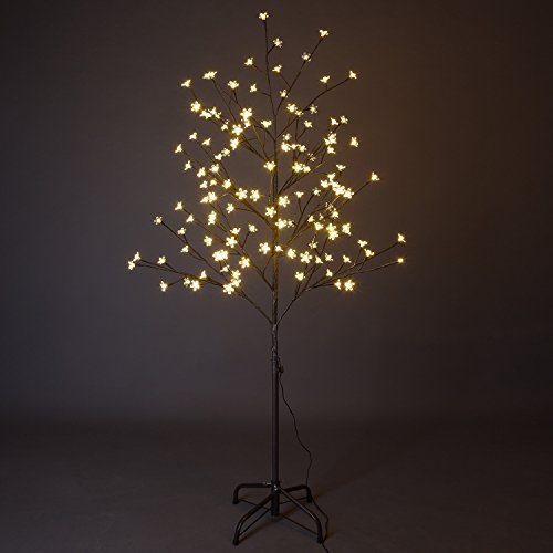 Lightshare 5ft Cherry Blossom LED Tree – Warm White, Indoor/Outdoor Decor
