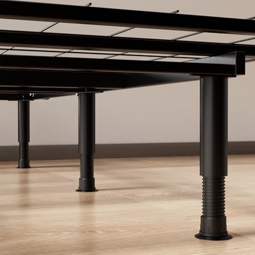 Adjustable Heavy Duty Metal Bed Frame Support Legs - 8-12 Inch (Set of 4)